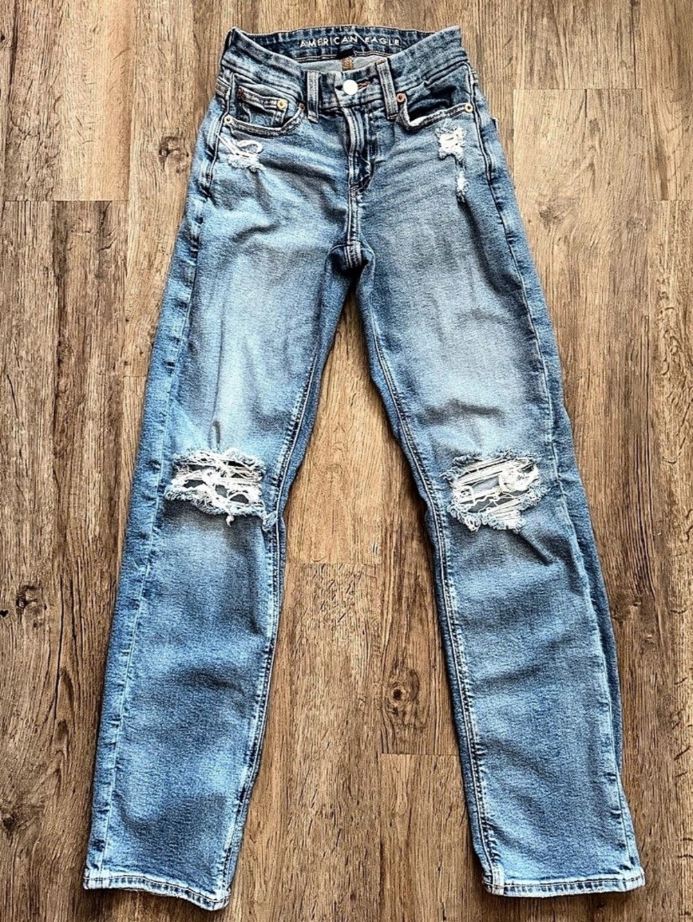 American Eagle Curvy Straight Leg Jeans